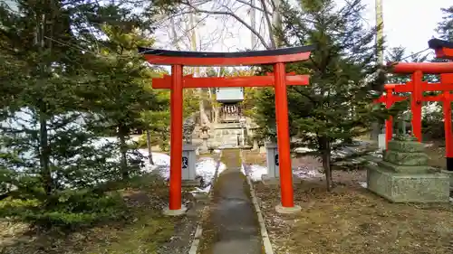 富良野神社の鳥居