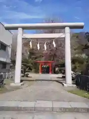 雷神社の鳥居