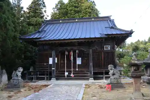 油井神社の本殿・本堂