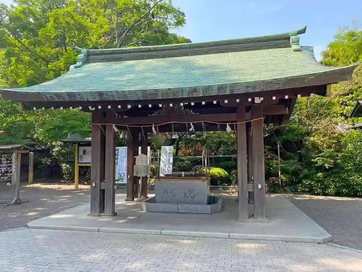 大宮八幡宮の手水舎