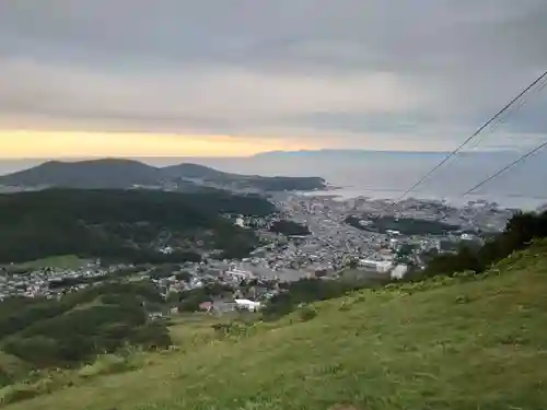 小樽天狗山神社の景色