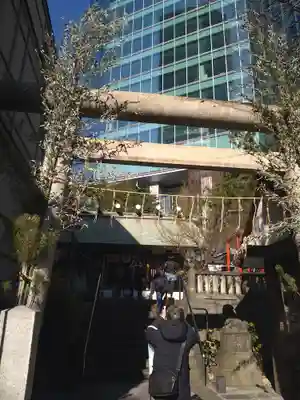  六本木天祖神社の鳥居