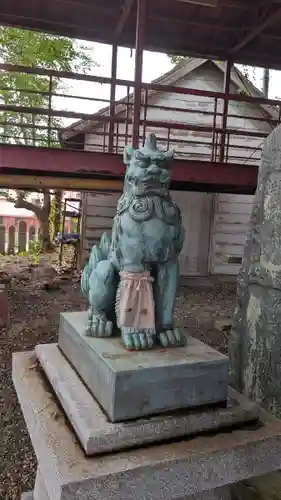 津田八幡神社の狛犬