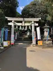 太子堂八幡神社の鳥居