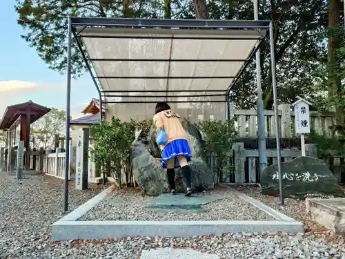 石鎚神社 口之宮 本社の手水舎