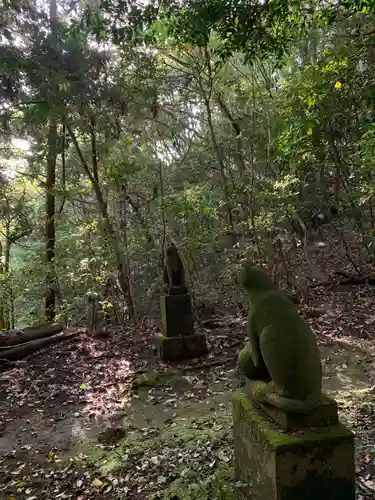 飯縄神社の狛犬