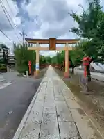 朝日森天満宮の鳥居