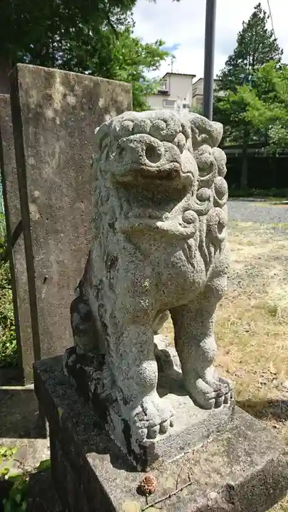 紫神社の狛犬