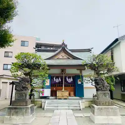 穏田神社の本殿・本堂