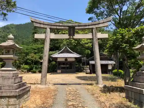 石桉比古比賣神社の鳥居