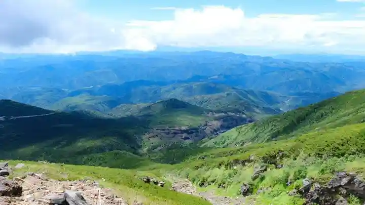 御嶽神社 頂上奥社の景色