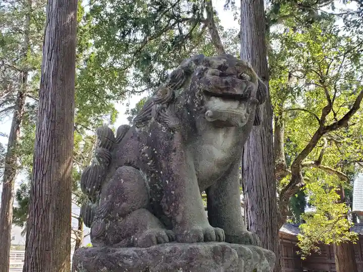 示野神明宮の狛犬