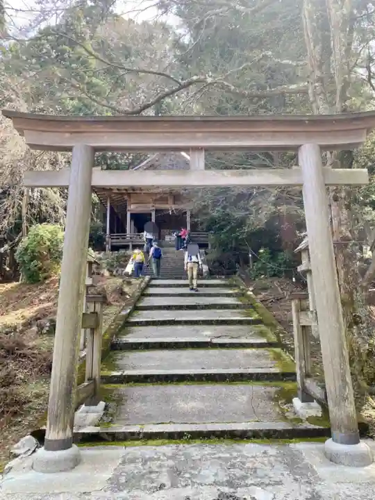金峯神社(吉野町)の鳥居