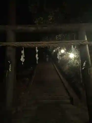 豊由氣神社　の鳥居