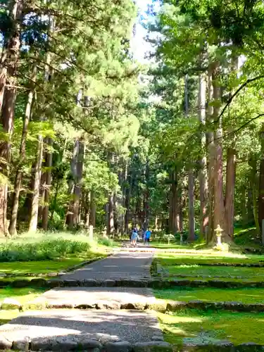 平泉寺白山神社の周辺