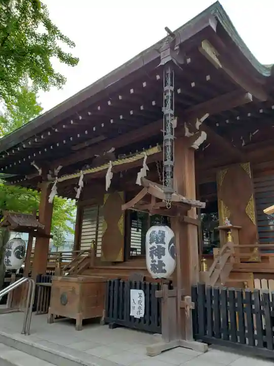 鎧神社の本殿・本堂