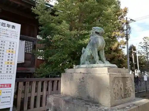 神炊館神社 ⁂奥州須賀川総鎮守⁂の狛犬