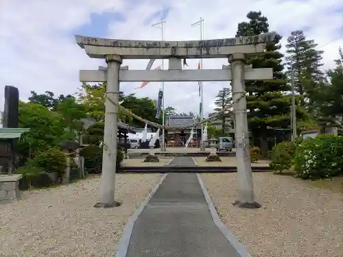 日吉山王社の鳥居