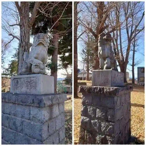 諏訪護国神社の狛犬