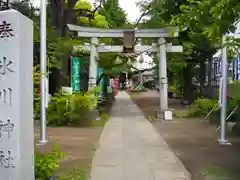 江北氷川神社の鳥居