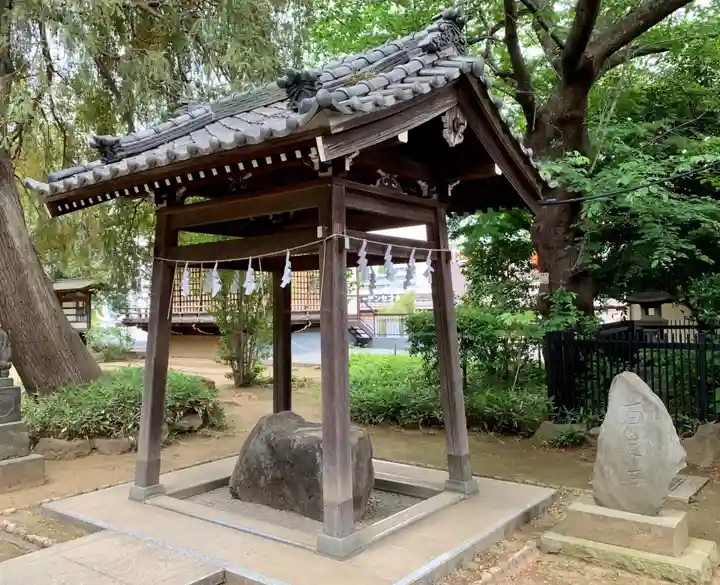 前野熊野神社の手水舎
