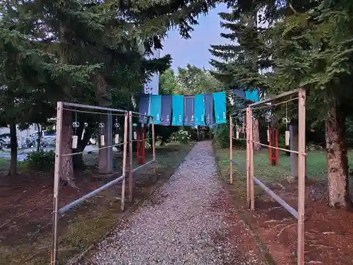 美瑛神社の庭園