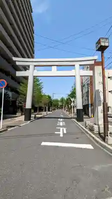 葛飾八幡宮の鳥居