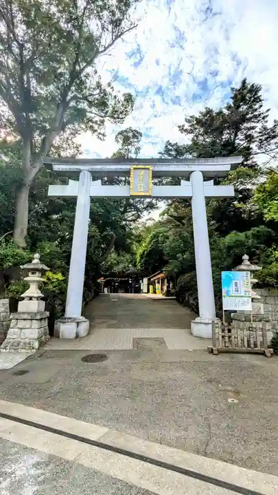 検見川神社の鳥居