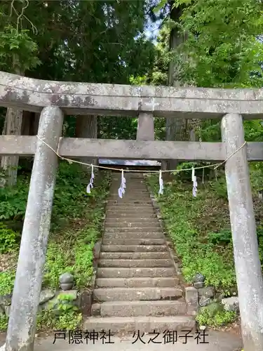 戸隠神社火之御子社の鳥居