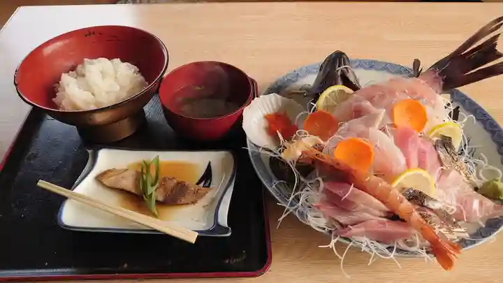 伊射波神社の食事