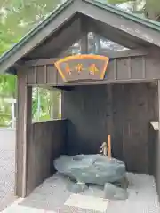 由仁神社の手水