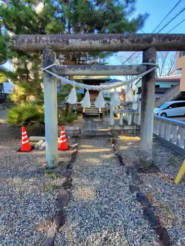 前橋神明宮の鳥居