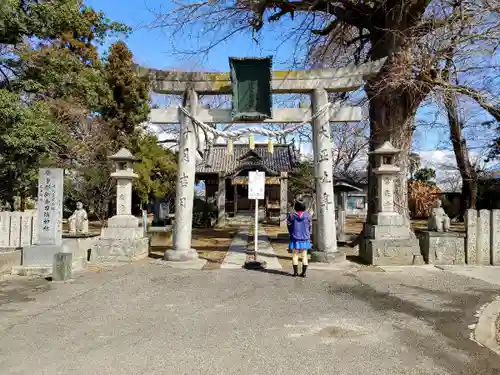 多祁御奈刀弥神社の鳥居