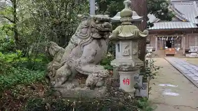 雷神社の狛犬