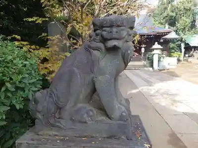 城山熊野神社の狛犬