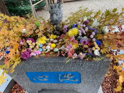 滑川神社 - 仕事と子どもの守り神の手水