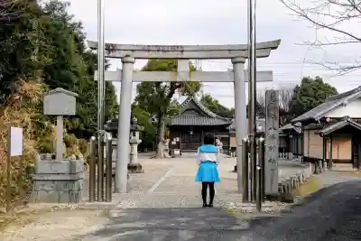 八幡社(白沢八幡神社)の鳥居