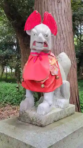 息栖神社の狛犬