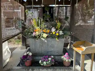 國魂神社の手水舎