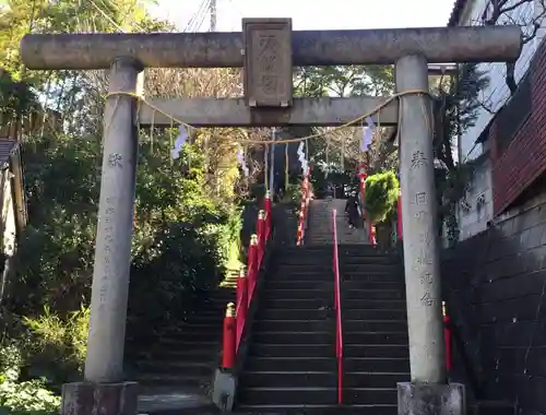 岡村天満宮の鳥居