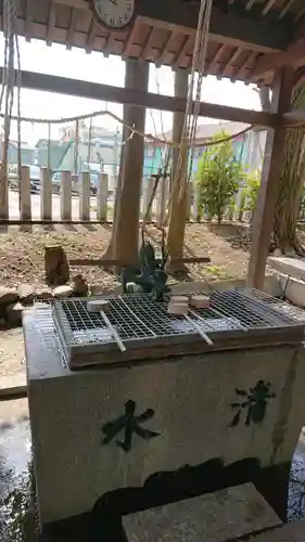 神明社（桜神明社）の手水舎