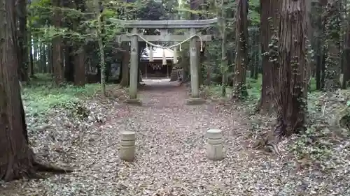 柏田神社の鳥居