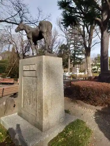 東京競馬場馬頭観音の狛犬