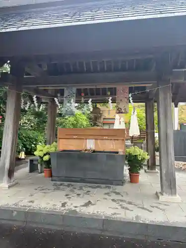 旭川神社の手水