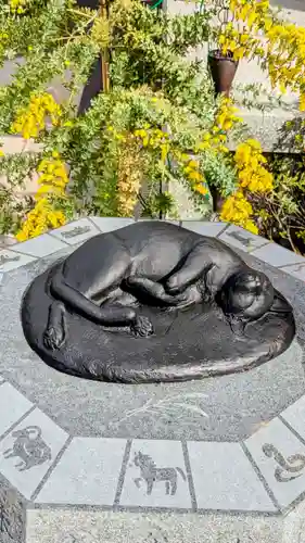 駒込妙義神社の像