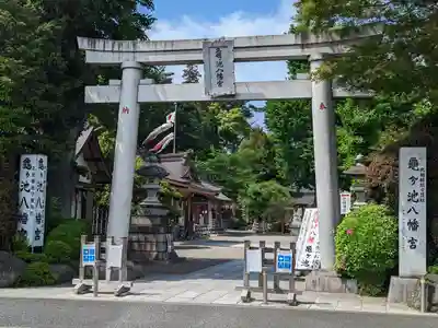 亀ケ池八幡宮の鳥居