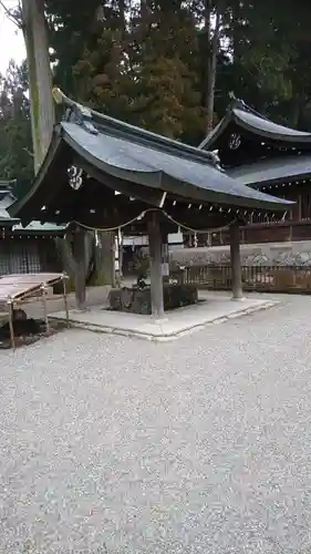 飛驒一宮水無神社の手水舎