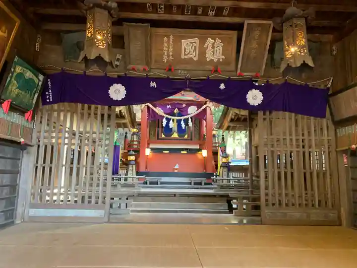 河口浅間神社の本殿・本堂