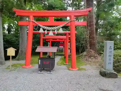 越中一宮 髙瀬神社の末社・摂社