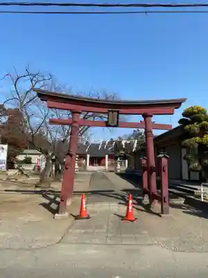 古尾谷八幡神社の鳥居
